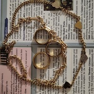 SET OF 18KARAT PLATED JEWELS